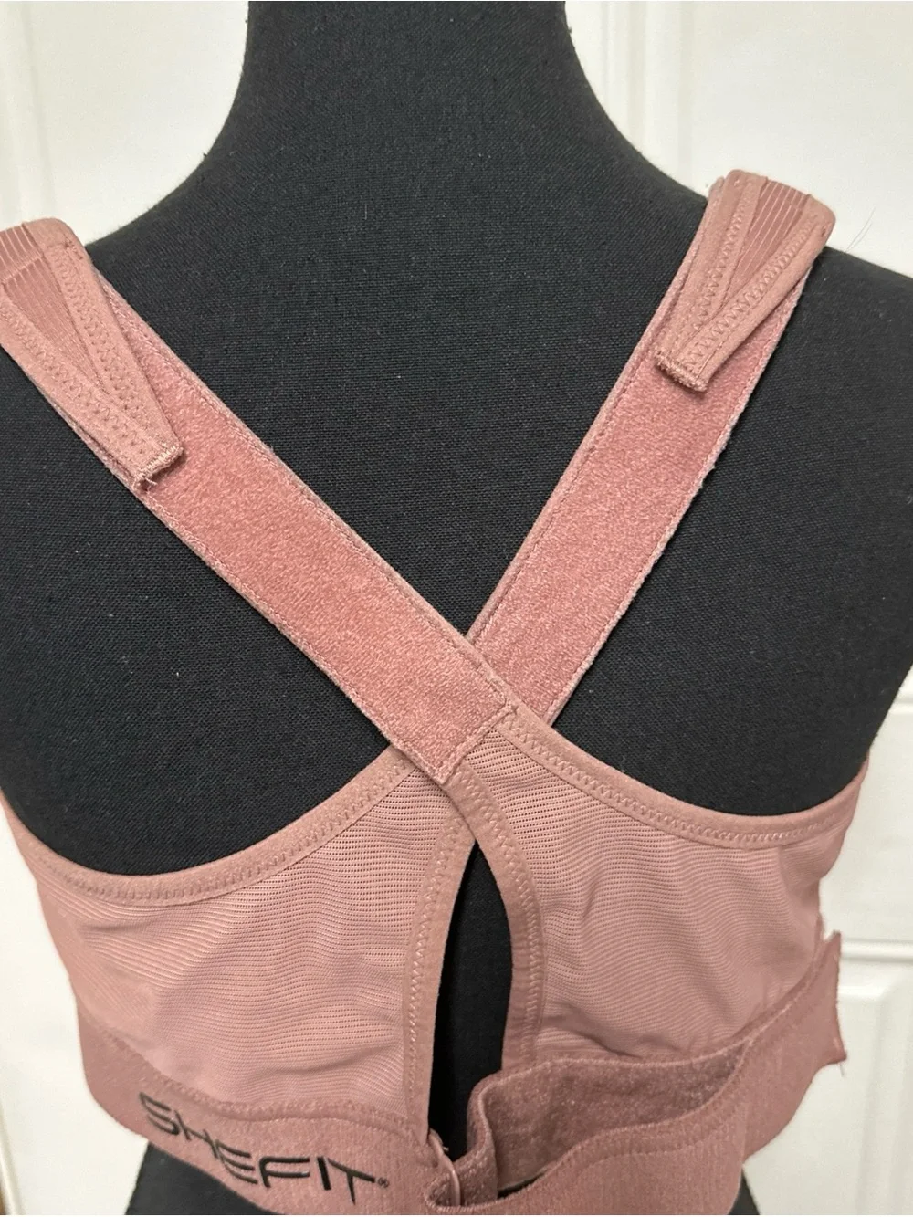 Shefit Ultimate High Impact Zip Front Sports Bra Rose Taupe Size 3luxe - Picture 6 of 13